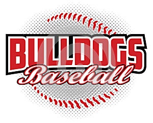 Bulldogs Baseball Design