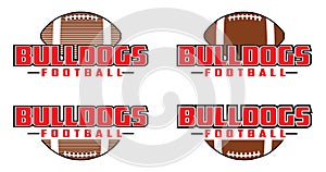 Bulldogs Football Design