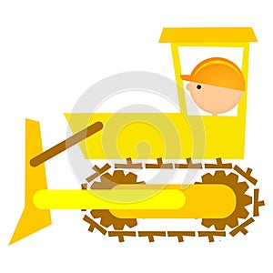 Bulldozer driver