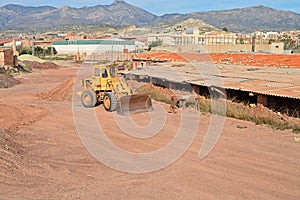 A Bulldozer - Heavy Plant Machinery CAT JCB Earthmover