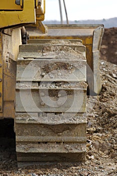 Bulldozer or Machinery Tracks