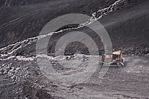 The Bulldozer on a Stony Slope photo