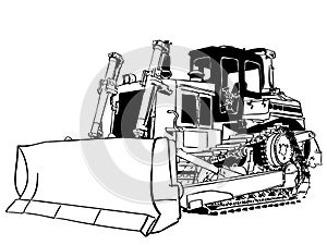 Bulldozer vector eps Vector, Eps, Logo, Icon, Silhouette Illustration by crafteroks for different uses. Visit my website at https: photo