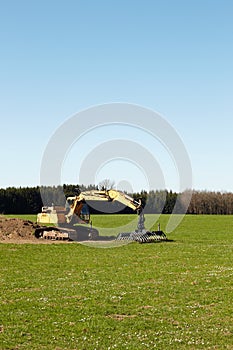 Bulldozer at work