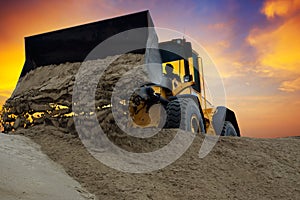 Bulldozer at work photo