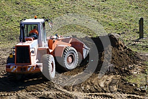 Bulldozer at work