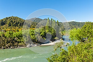 Buller river in New Zealand