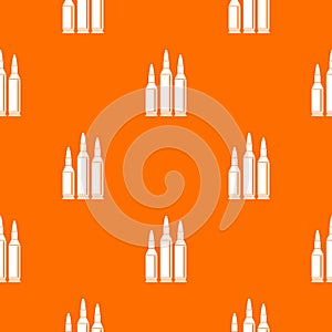 Bullet ammunition pattern seamless