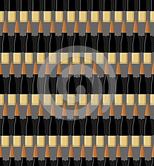 Bullet background. Patrons of seamless pattern. Bandolier texture