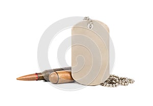 Bullet and dogtag