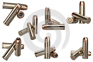 Bullet gun ammunition set