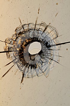 Bullet hole