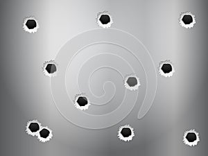 Bullet holes background