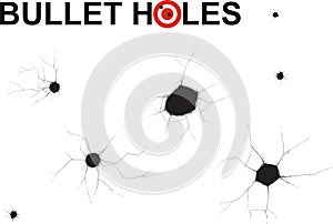 Bullet holes doodle