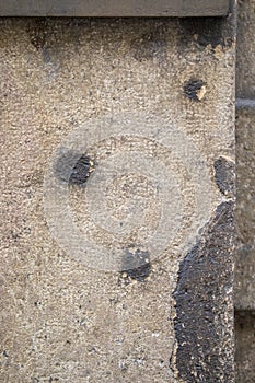 Bullet Holes and Shrapnel Damage in Prague