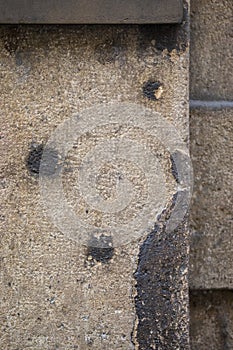 Bullet Holes and Shrapnel Damage in Prague