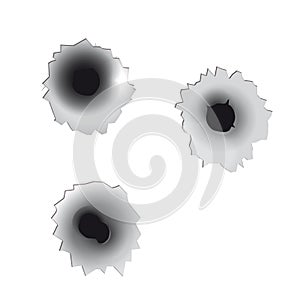 Bullet holes (vector)