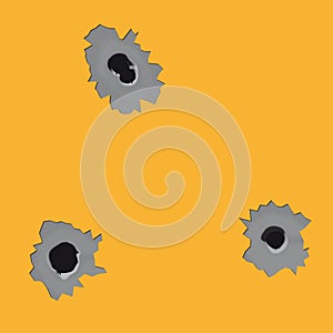 Bullet holes (vector)