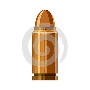 Bullet icon in cartoon style