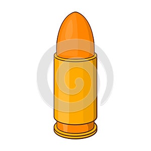 Bullet icon in cartoon style
