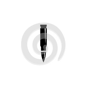 Bullet Icon logo vector isolated on white