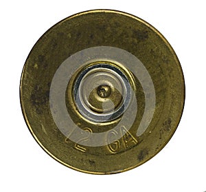 Bullet Shell casing bottom photo