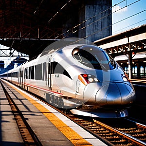 Bullet train, high speed mass transit railway public transport