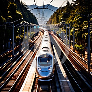 Bullet train, high speed mass transit railway public transport