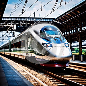 Bullet train, high speed mass transit railway public transport