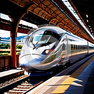 Bullet train, high speed mass transit railway public transport