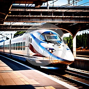 Bullet train, high speed mass transit railway public transport