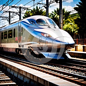 Bullet train, high speed mass transit railway public transport