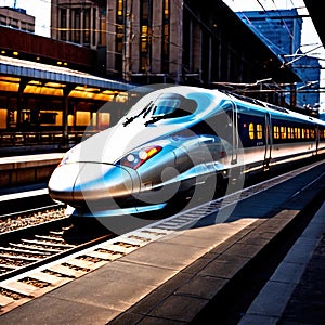 Bullet train, high speed mass transit railway public transport