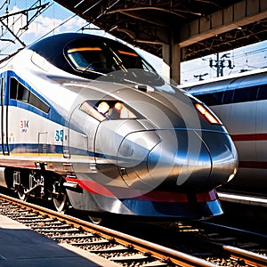 Bullet train, high speed mass transit railway public transport