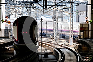 Bullet train Omiya Station is Saitama, Japan