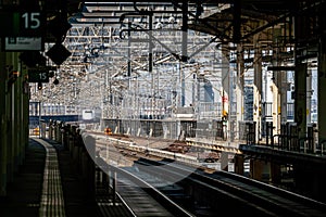 Bullet train Omiya Station is Saitama, Japan