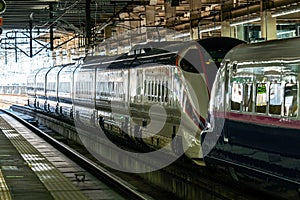 Bullet train Omiya Station is Saitama, Japan