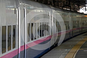 Bullet train Omiya Station is Saitama, Japan