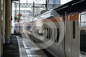 Bullet train Omiya Station is Saitama, Japan