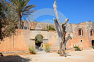 Bullet tree at Arkadi Monastery.