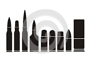 Bullet types - silhouette