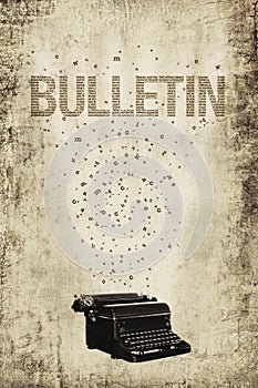 Bulletin poster