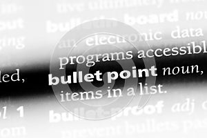 bulletpoint