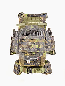 Bulletproof vest, bulletproof multifunctional protective vest, C