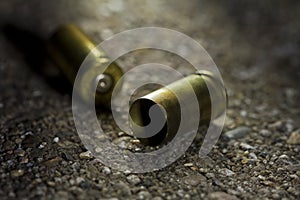 Bullets on the ground