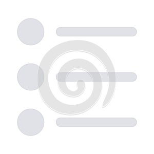 Bullets Isolated Vector icon which can easily modify or edit