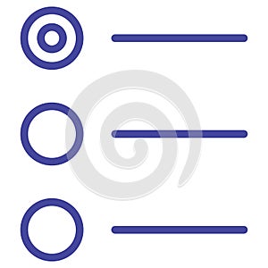 Bullets Isolated Vector icon which can easily modify or edit