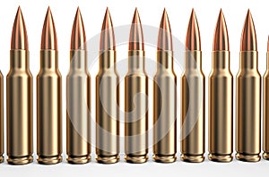 Bullets in a row