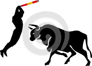 Bullfight picador