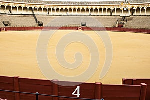 Bullfight stadium in Spain